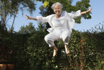 images of lady jumping